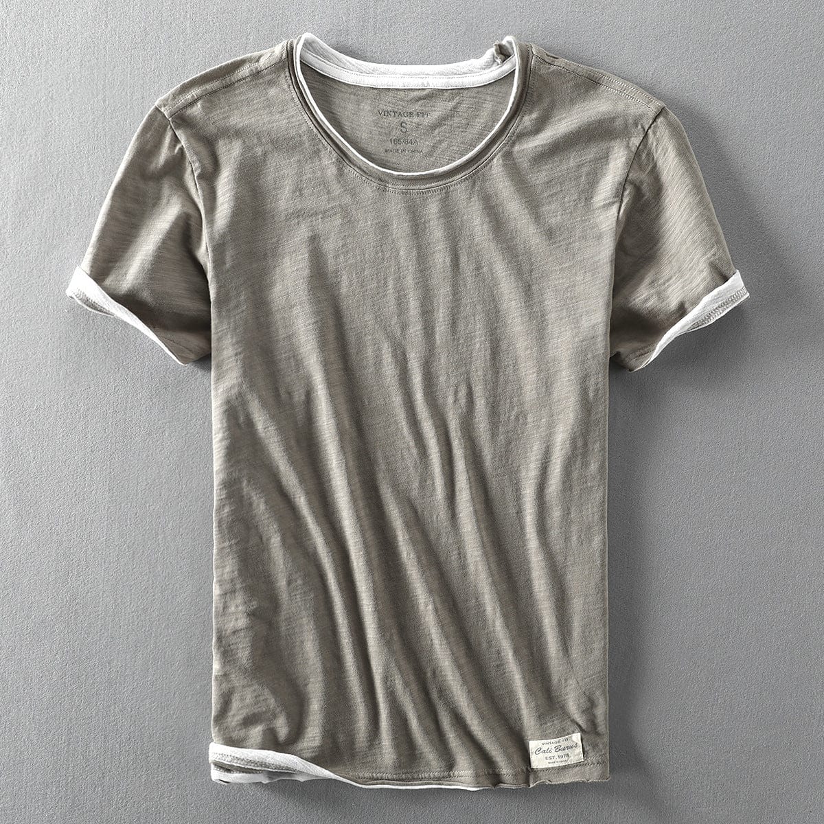 Elias Double-Layer Crew Neck Tee