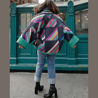 Mikki | Retro Quilted Oversized Jacket