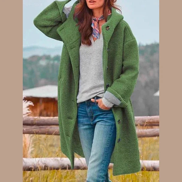 Anna | Maxi Hooded Coat