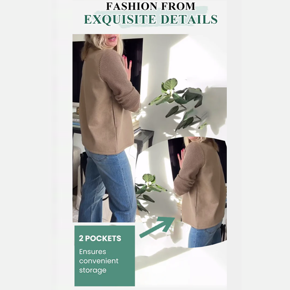 Alesia Women's Casual Button Blazer