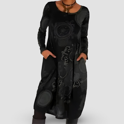 Ronja™ - Winter dress with bohemian elegance