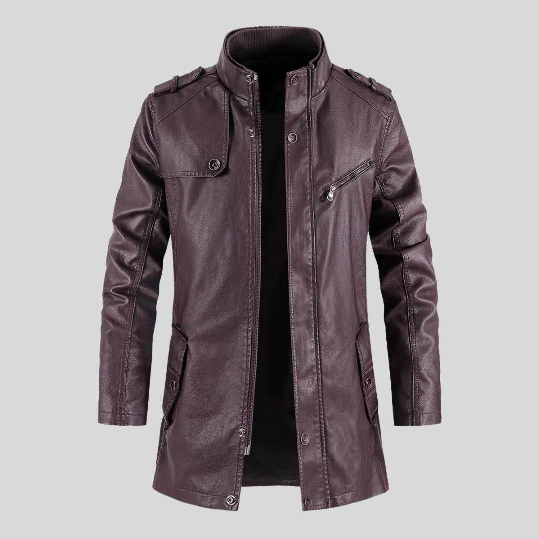 The Hendrix Leather Coat