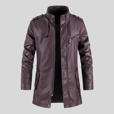 The Hendrix Leather Coat