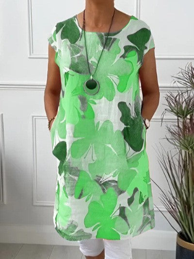 Aino™ | Soft Spring Dress with Butterfly Pattern