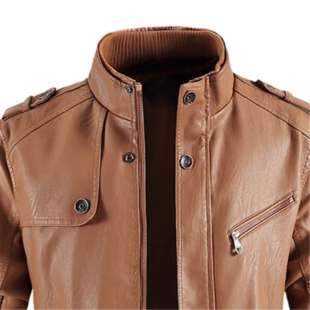 The Hendrix Leather Coat