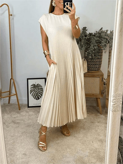 Sandra | Pleated Elegant Dress