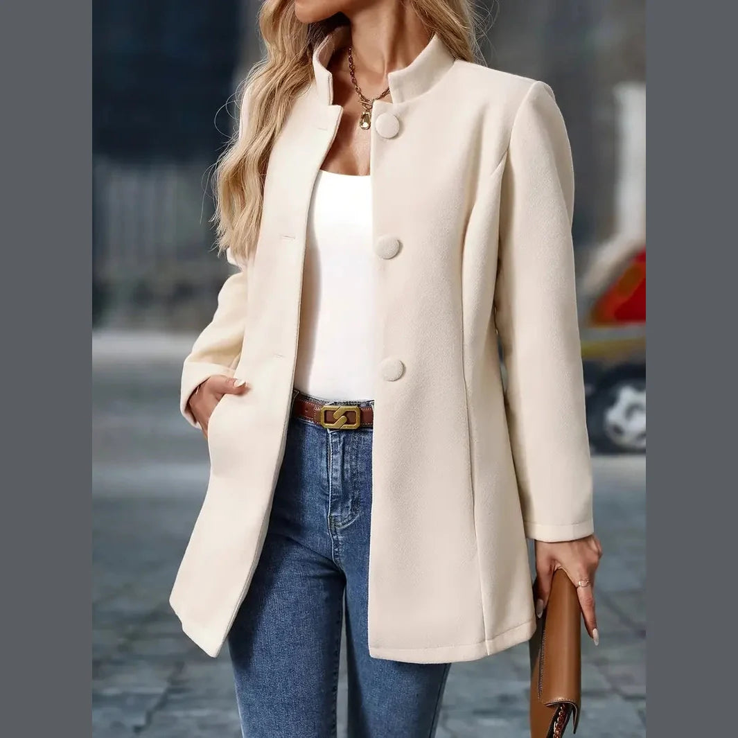 Amara – Fashionable Single-Breasted Blazer