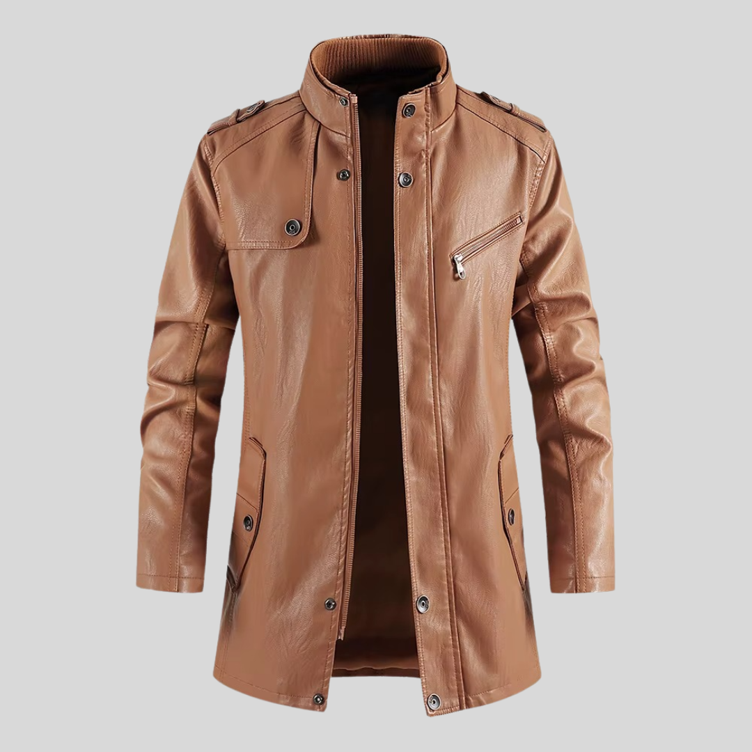 The Hendrix Leather Coat