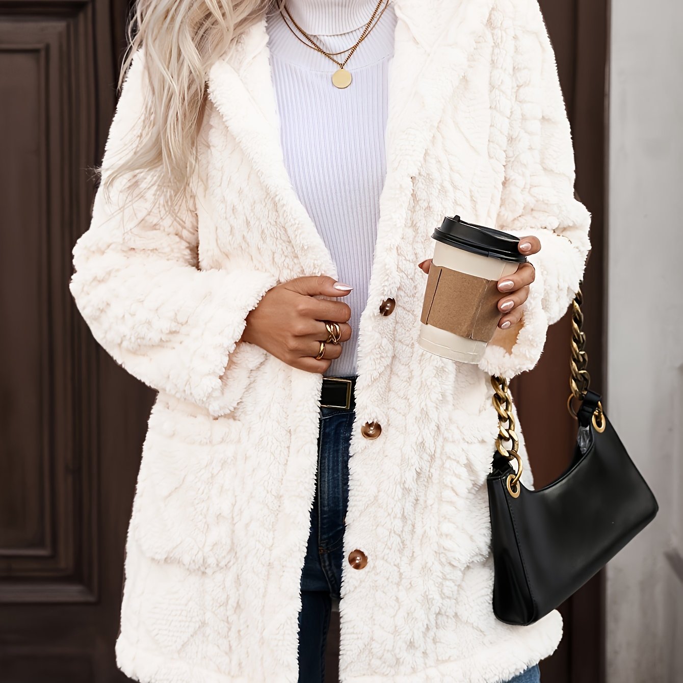 Clara™ | Elegant Plush All-Season Coat