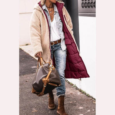 Amelia | Elegant Reversible Coat for Women