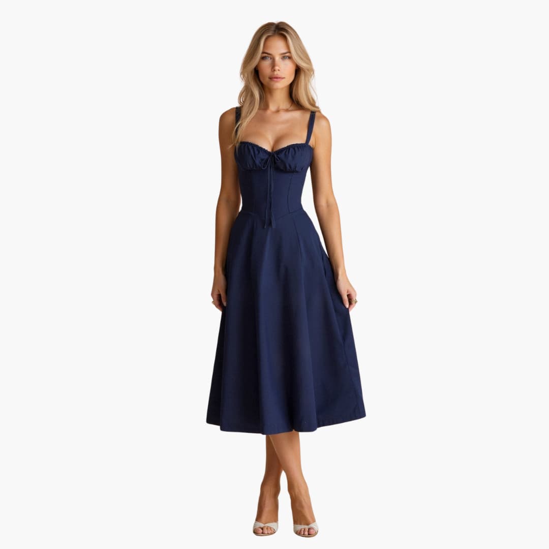 Stella | Women's Light Flowy Midi Dress