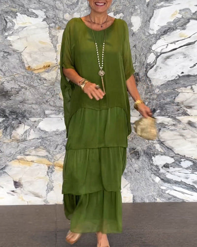Morgan™ | Layered Green Maxi Dress