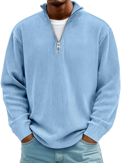 Calix™ | Modern Men's Pullover with Half-Zip