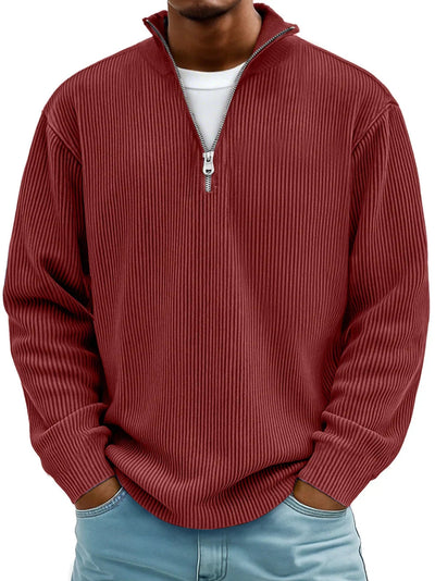Calix™ | Modern Men's Pullover with Half-Zip