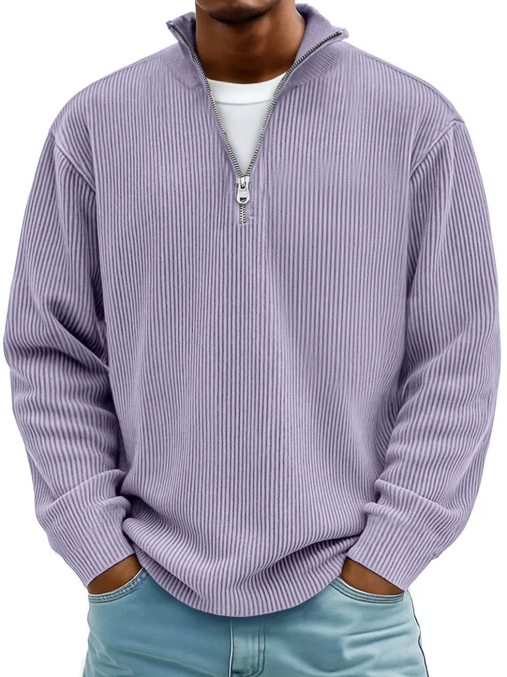 Calix™ | Modern Men's Pullover with Half-Zip
