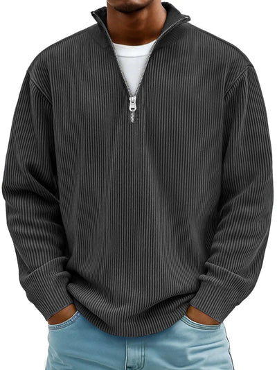 Calix™ | Modern Men's Pullover with Half-Zip