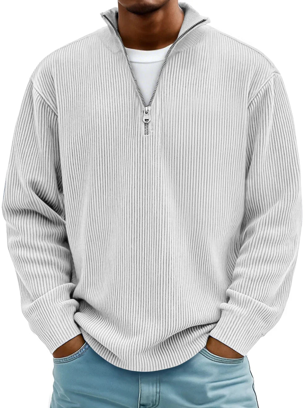 Calix™ | Modern Men's Pullover with Half-Zip