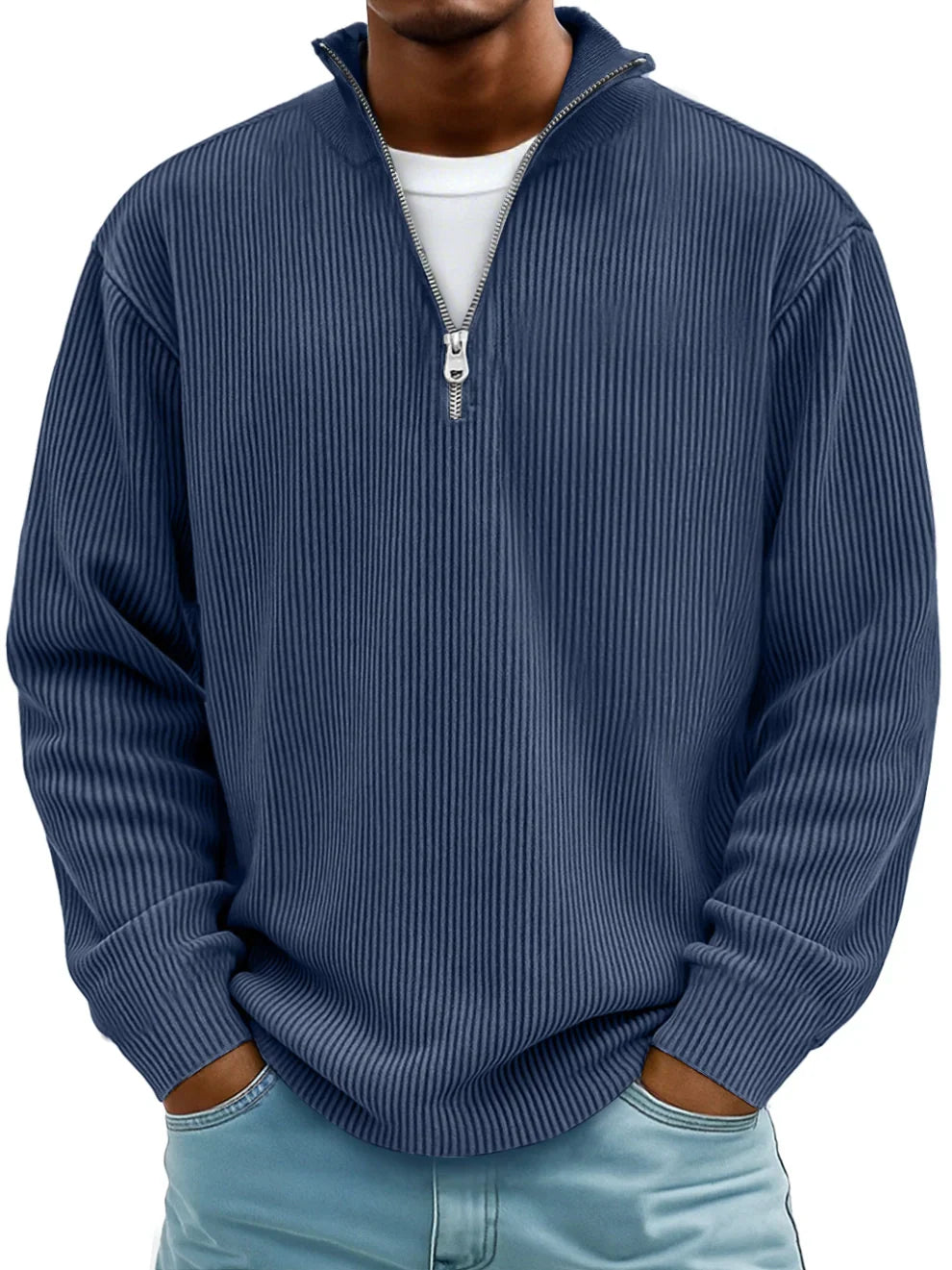 Calix™ | Modern Men's Pullover with Half-Zip