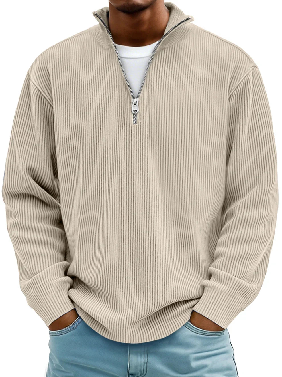 Calix™ | Modern Men's Pullover with Half-Zip
