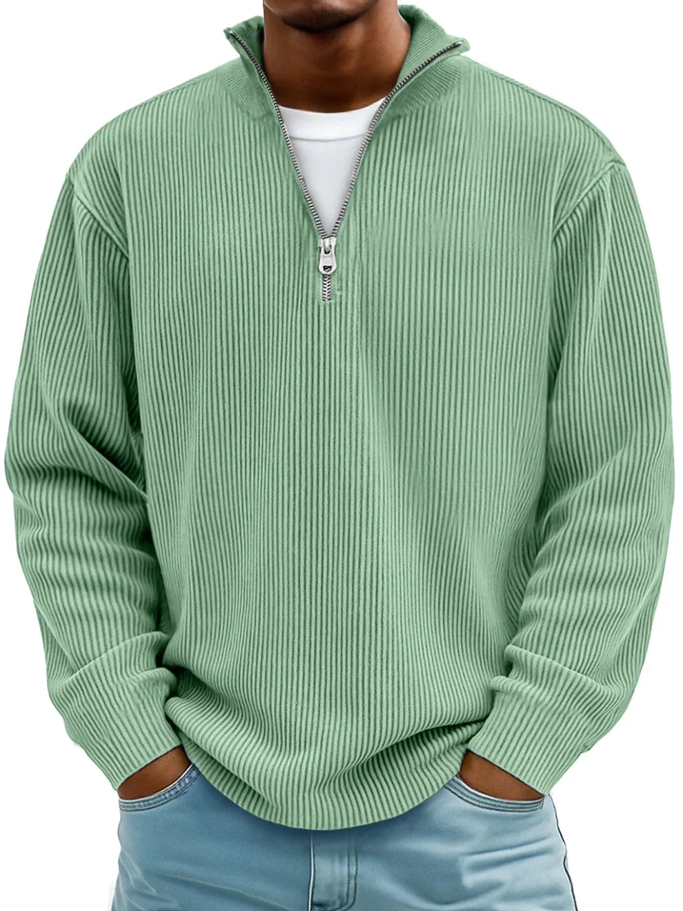 Calix™ | Modern Men's Pullover with Half-Zip