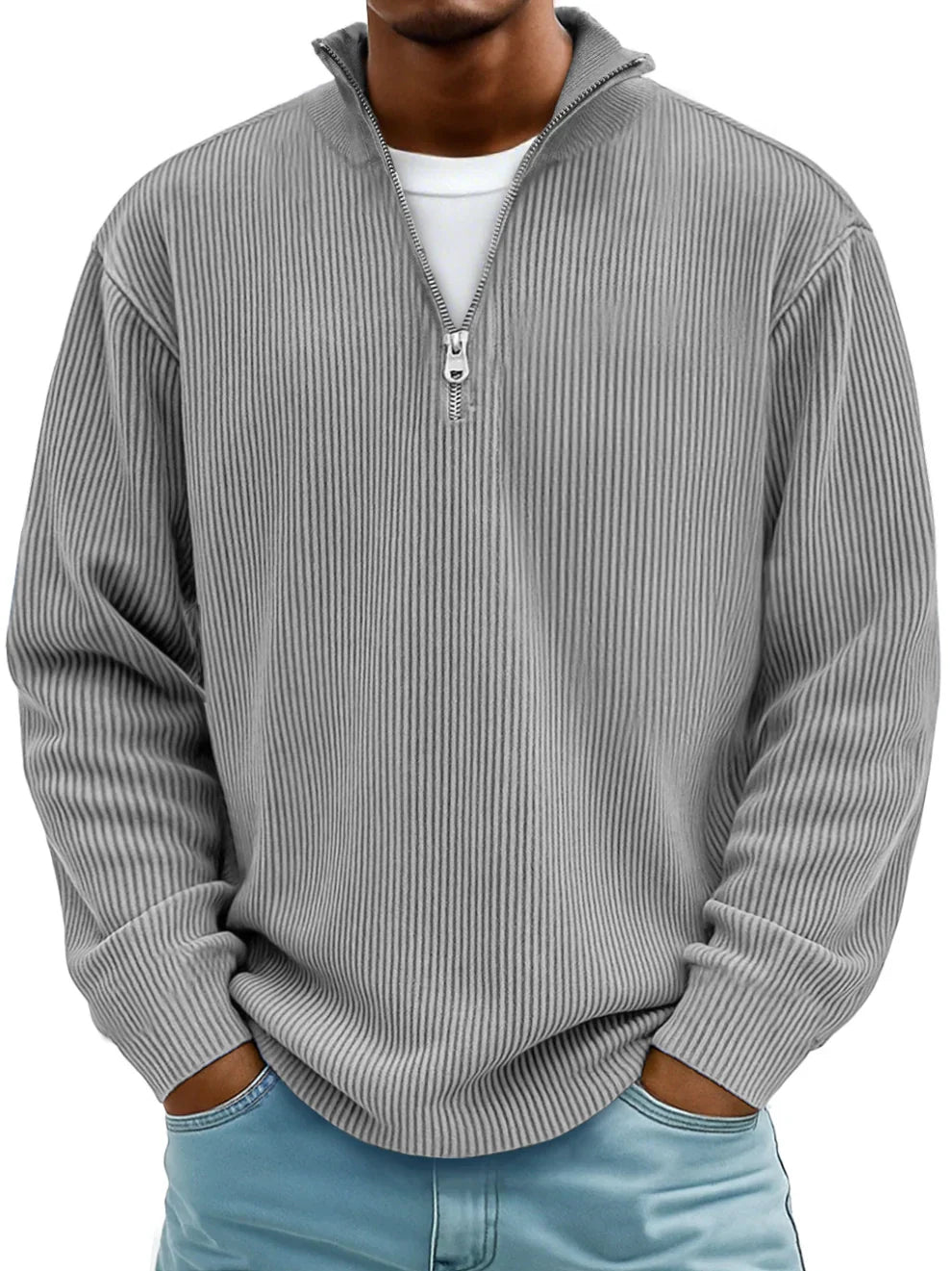 Calix™ | Modern Men's Pullover with Half-Zip