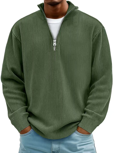 Calix™ | Modern Men's Pullover with Half-Zip