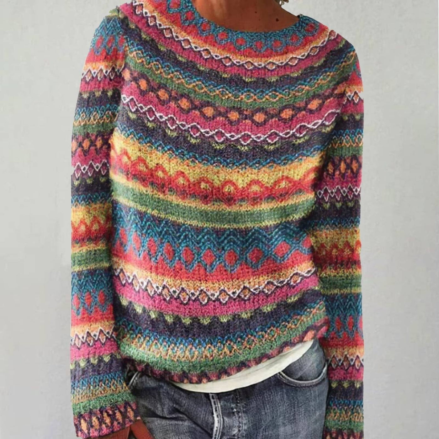Emelia™ - Cozy Retro Style Sweater