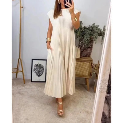 Tamara | Elegant Pleated Maxi Dress