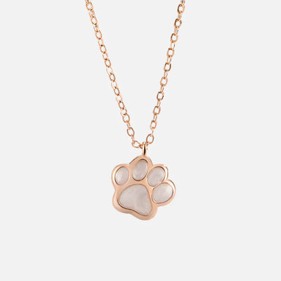 Yanika - Necklace with silver paw pendant