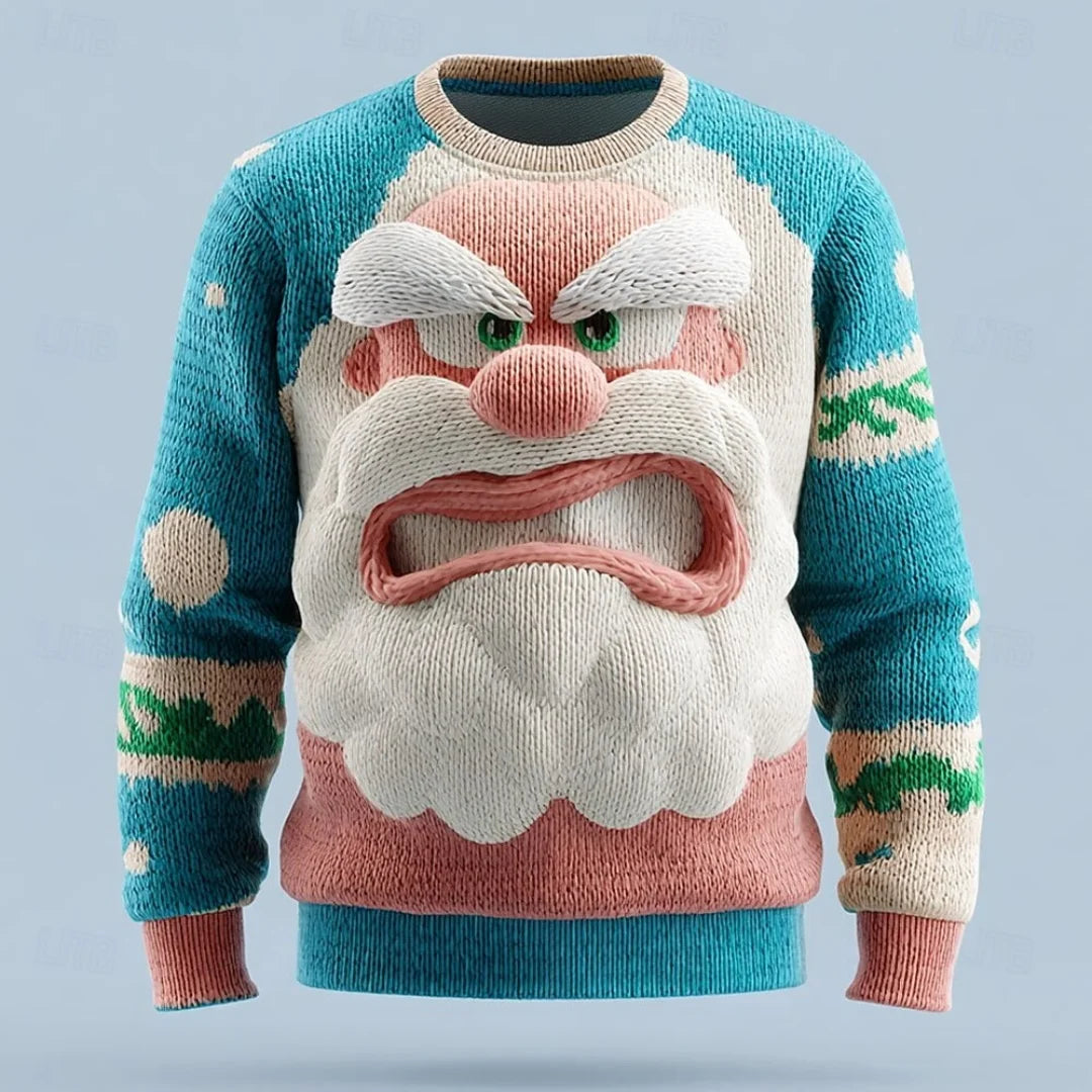 Christmas Sweater with Santa (UNISEX)
