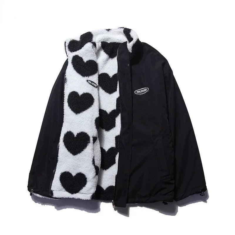 Evelyn™ | Reversible Hearts Jacket