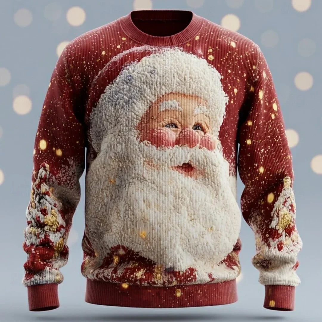 Christmas Sweater with Santa (UNISEX)