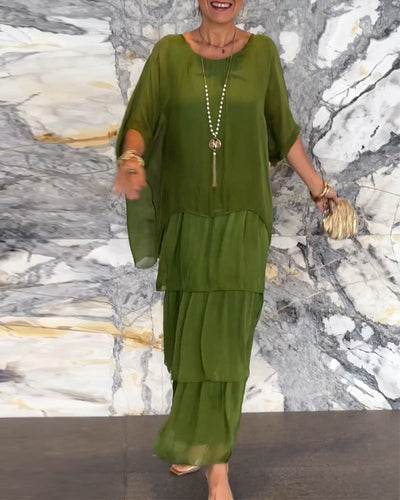 Morgan™ | Layered Green Maxi Dress