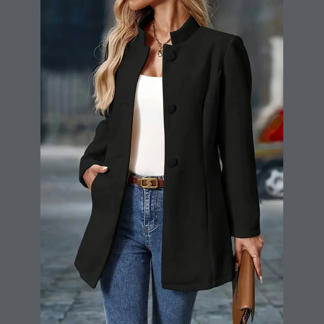Amara – Fashionable Single-Breasted Blazer