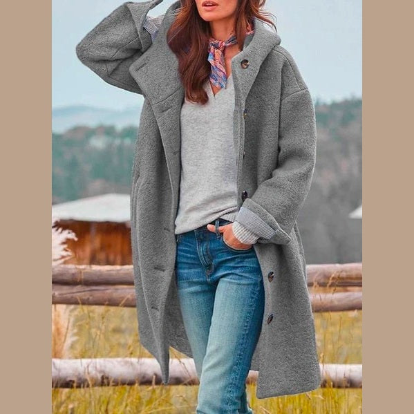Anna | Maxi Hooded Coat