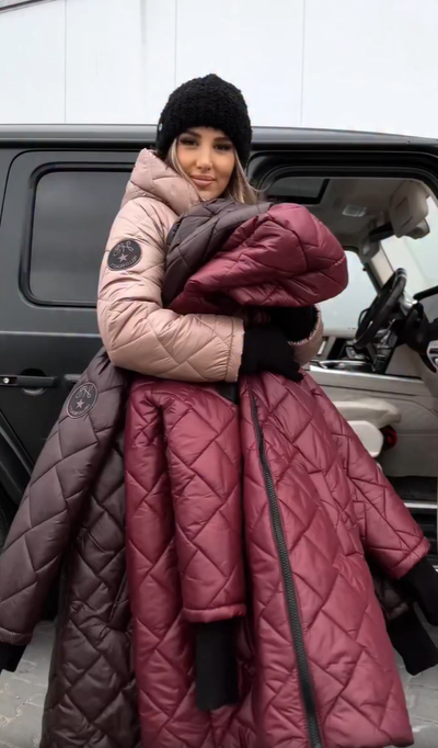 Anna | Elegant Quilted Winter Jacket with Warm Hood