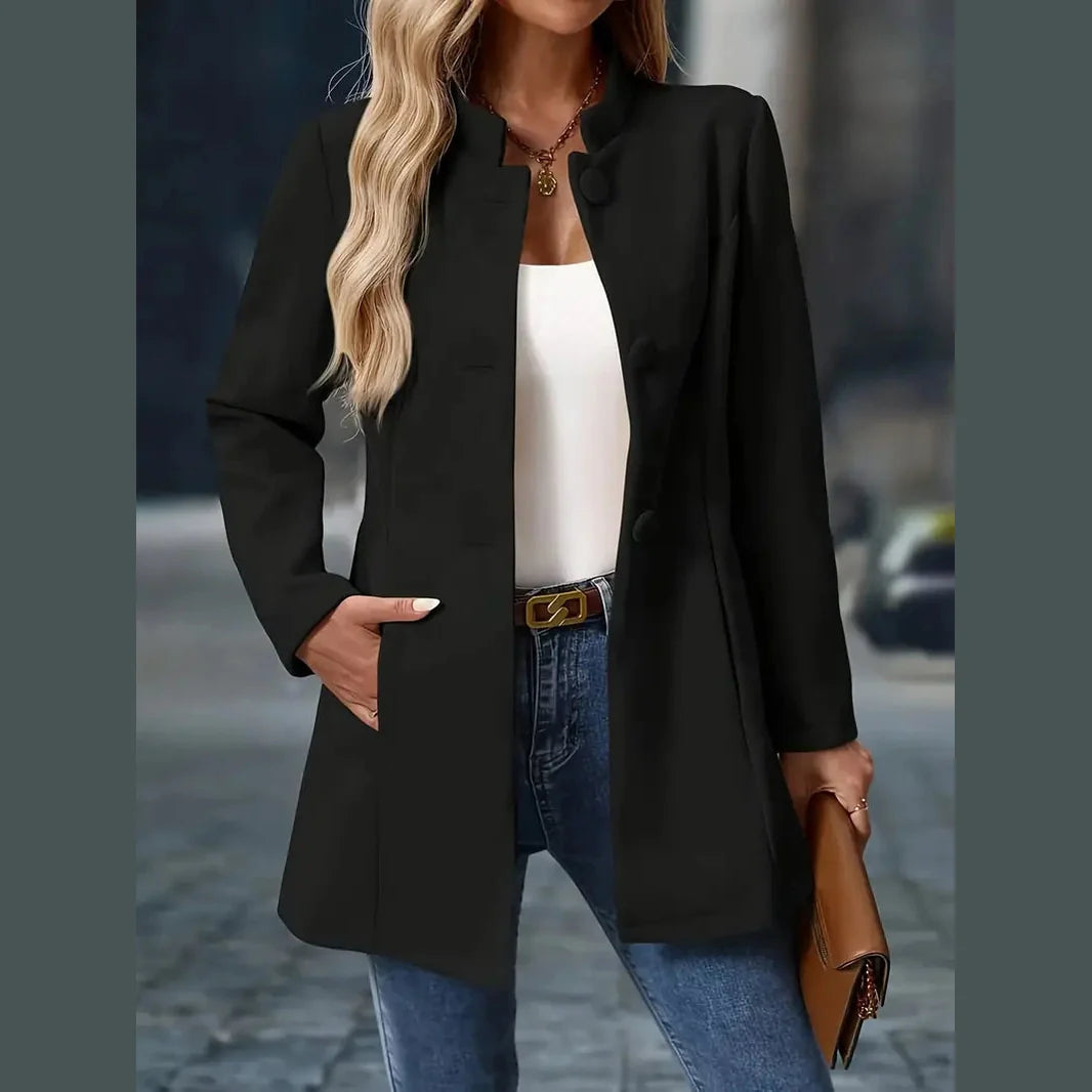 Amara – Fashionable Single-Breasted Blazer