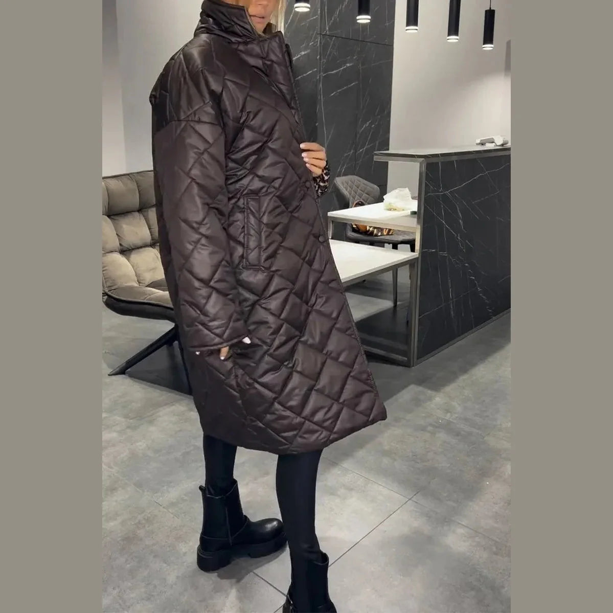 Belinda™ | Reversible Quilted Coat